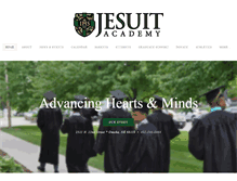 Tablet Screenshot of jesuitacademy.org